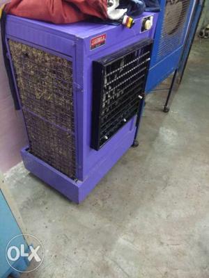 Purple And Black Evaporative Air Cooler