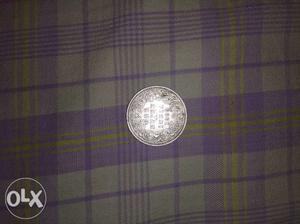 Queen Victoria empress  RS 1 silver coin