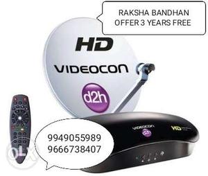Raksha Bandhan offer Videocon HD SD channels 3 years free