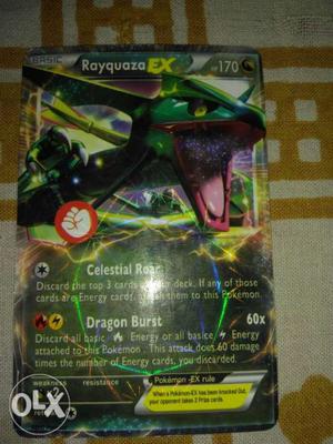 Rayquaza EX Pokemon Trading Card