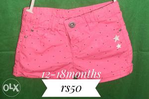 Shorts for a girl (2 colors)