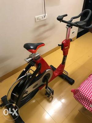 Spinning bike for exercise