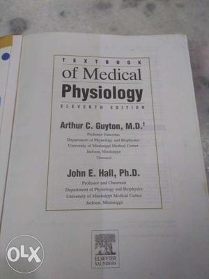 Text book of medical physiology