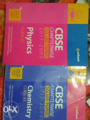 Two CBSE Chapterwise Solved Papers Textbooks