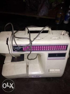 White And Black Brother Electric Sewing Machine