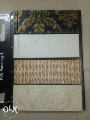 White And Brown pvc wall panels Board