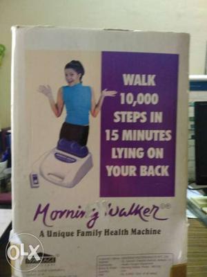 White And Purple Morning Walker Health Machine Box