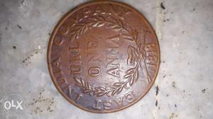  one anna coin(Antique). Price negotiable.