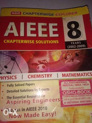 AIEEE chapterwise solutions book good condition