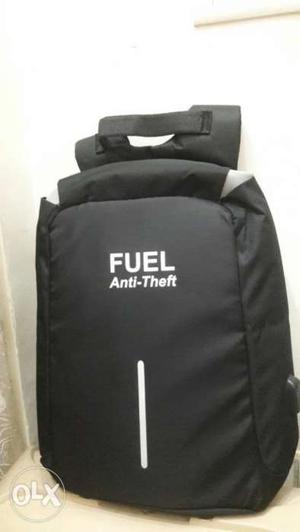 Black Fuel Anti-theft Backpack
