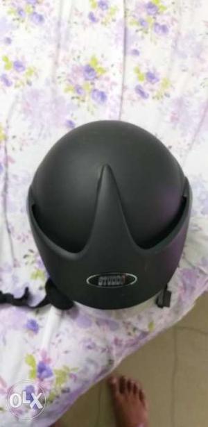 Black Half-faced Helmet