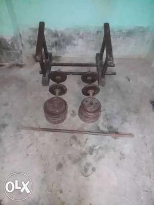 Brown Weight Plate Set