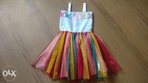 Colourfull home made dress for girls to 3 to 4