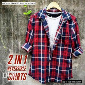 Double side reversible shirt(each 650)