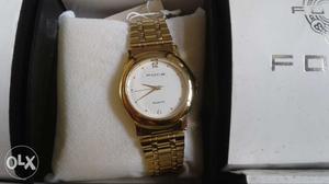 Foce watch with box unused mrp of watch is 