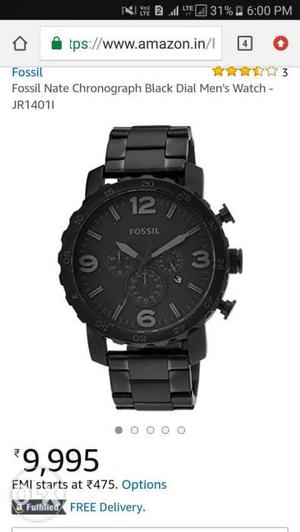 Fossil JR  years warranty available and