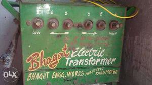 Green And Brown Bhagat Electric Transformer