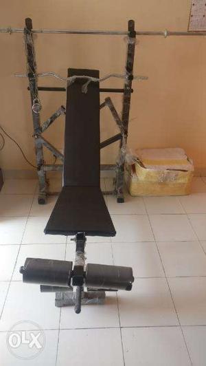Home Gym package for fitness weight training 50 kg with 8 in