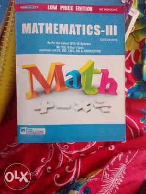 Mathematics-3 work book,syllabus of osmania