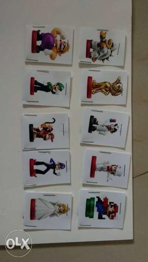 Nintendo Switch Amiibo cards set - Super Mario
