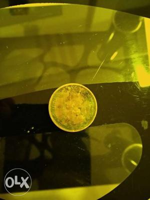 One Quarter Anna Indian  Coin