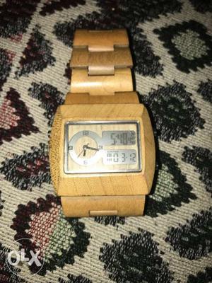 Orignal bewell watch sandal wooden watch