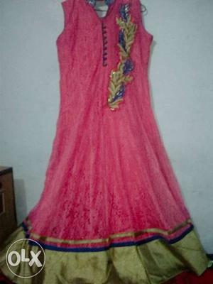Pink colour rok suit..one tym use only