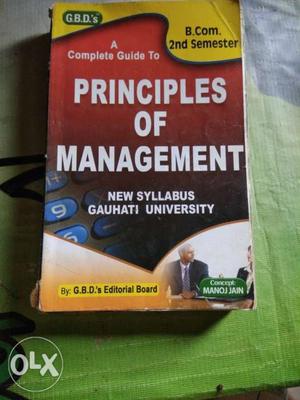 Principles Of Management By G. B.D.'s Editorial Board Book