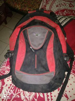 Red and Black large Backpack