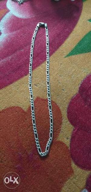 Silver-colored Chain Necklace