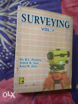 Surveying Vol.1 book for polytechnic or b.tech.