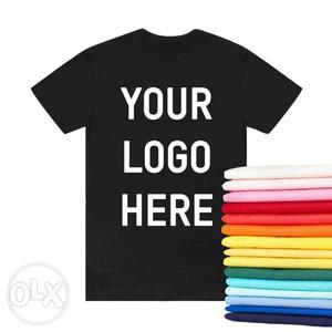 T shirt printing. your logo printing. your own