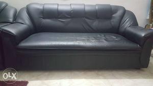 2yr old 3+1+1 Rexin sofa for sale. bought for