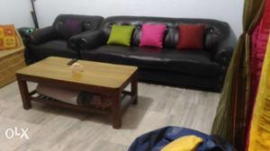 3+1 sofa set and strong wooden table