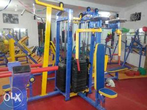 Black And Blue Fitness Equipment