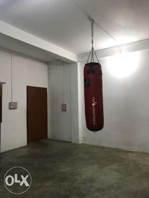 Boxing Bag with three pair of boxing gloves and