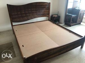 Brand new king size teak solidwood bed