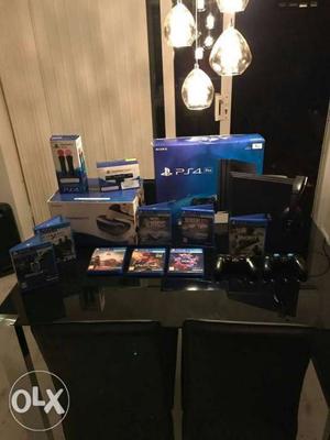 Brand new ps4 pro for sale with vr and 10 free