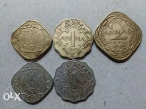British indian 5 coins serious buyers chat only