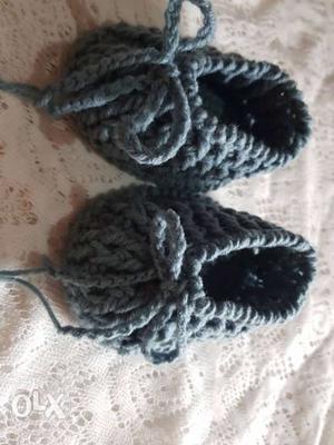 Crochet Handmade Baby Shoes