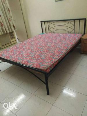 Double Cot Steel with Coir Mattress 4 1/2"