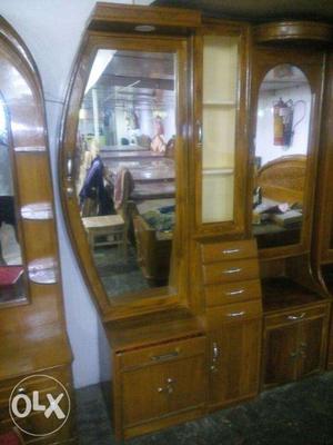 Dressing table mirror, Wooden Almirah Cabinet Wardrobe With