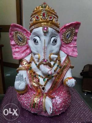 Ecofriendly 19 inches Ganesha idol handmade