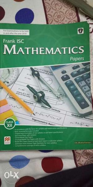 Frank ISC mathematics papers for examinations to