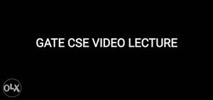 GATE CSE  video lecture