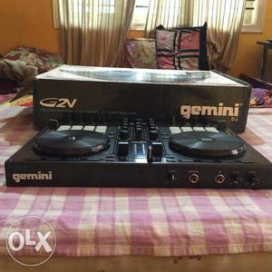 Gemini DJ G2V DJ Controller 2 Channel Midi Controller with