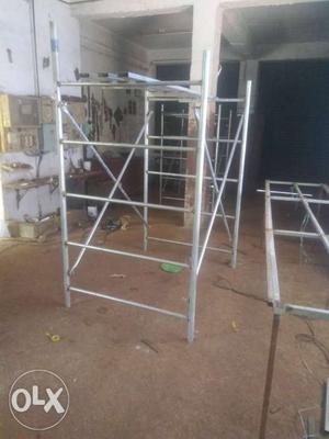 Gray Steel Scaffolding