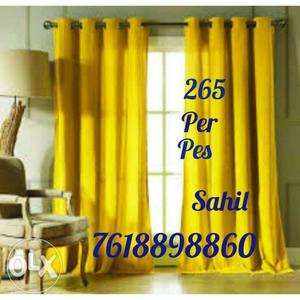 Imported fabric curtain 265 per pes