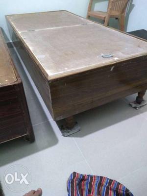 Newly furnished Strong Teakwood larger bed