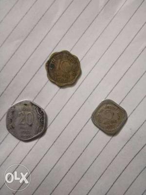 Old coin indian rupee